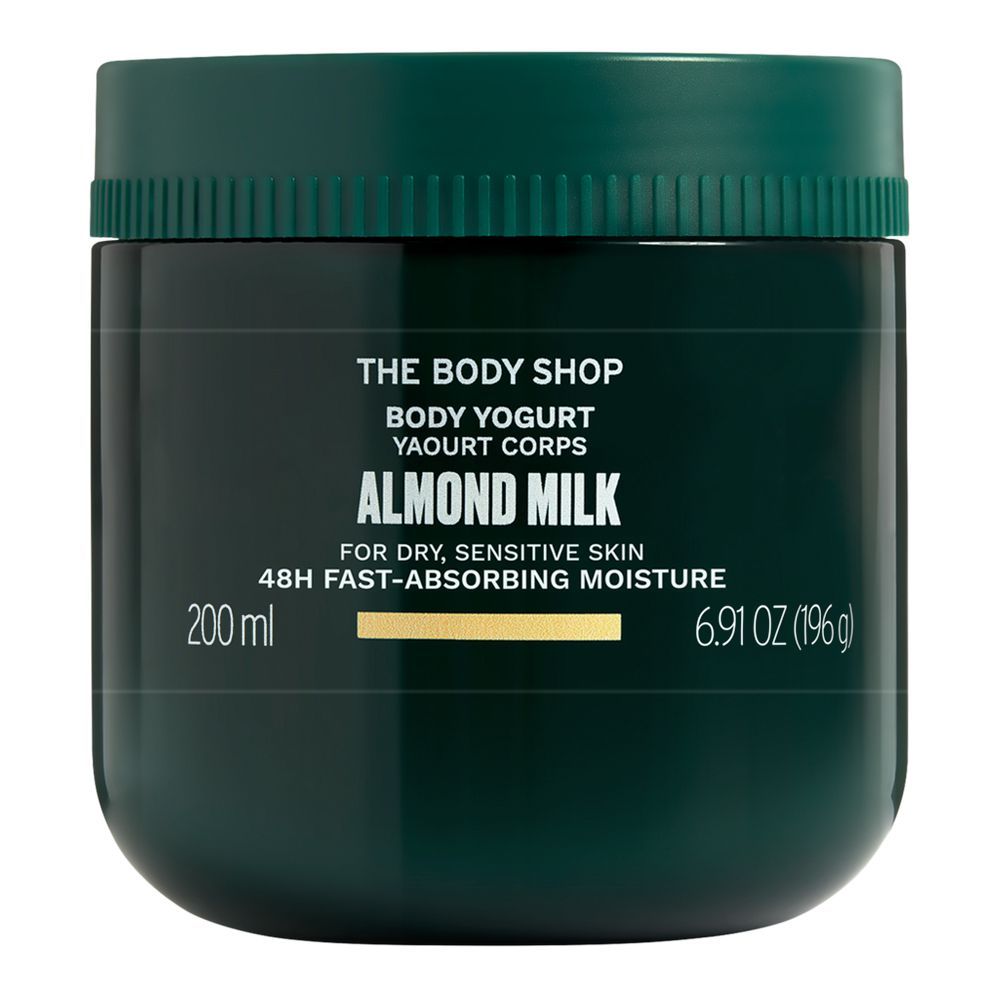 The Body Shop Vegan Almond Milk Body Yogurt, For Dry/Sensitive Skin, 200ml