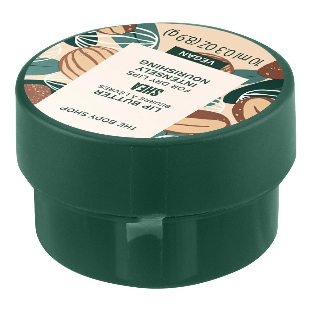 The Body Shop Vegan Shea Lip Butter, For Dry Lips, 10ml
