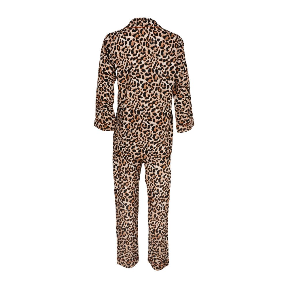 Basix Women Loungewear Cheetah Gold, 2-Pack Set, LW-593