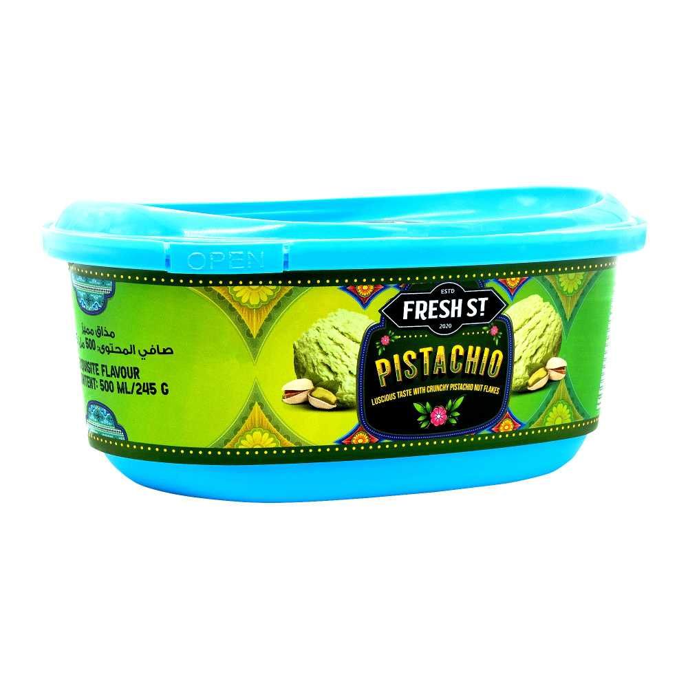 Fresh Street Pistachio Ice Cream, 500ml