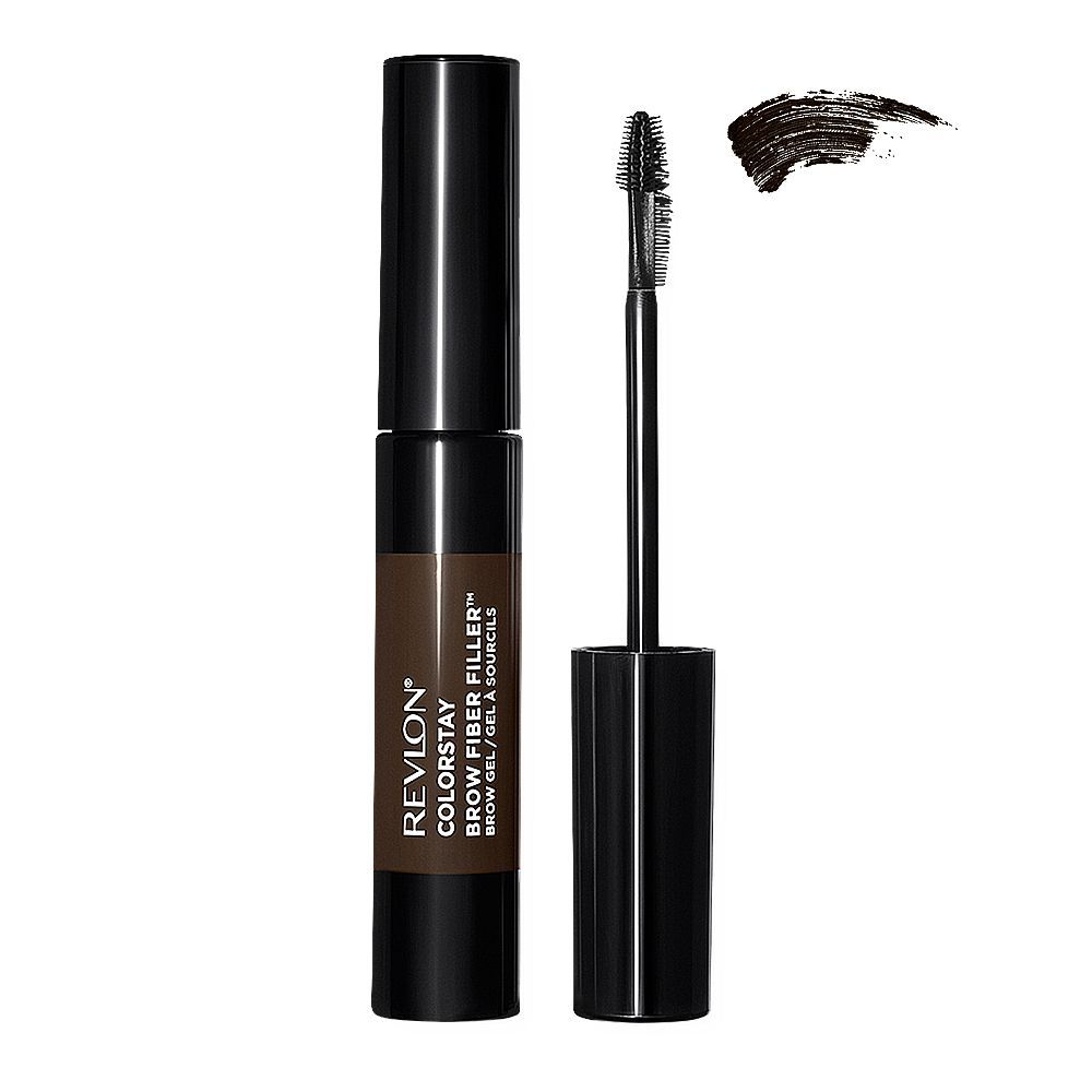 Revlon Colorstay Brow Fiber Filler Brow Gel, 305 Dark Brown