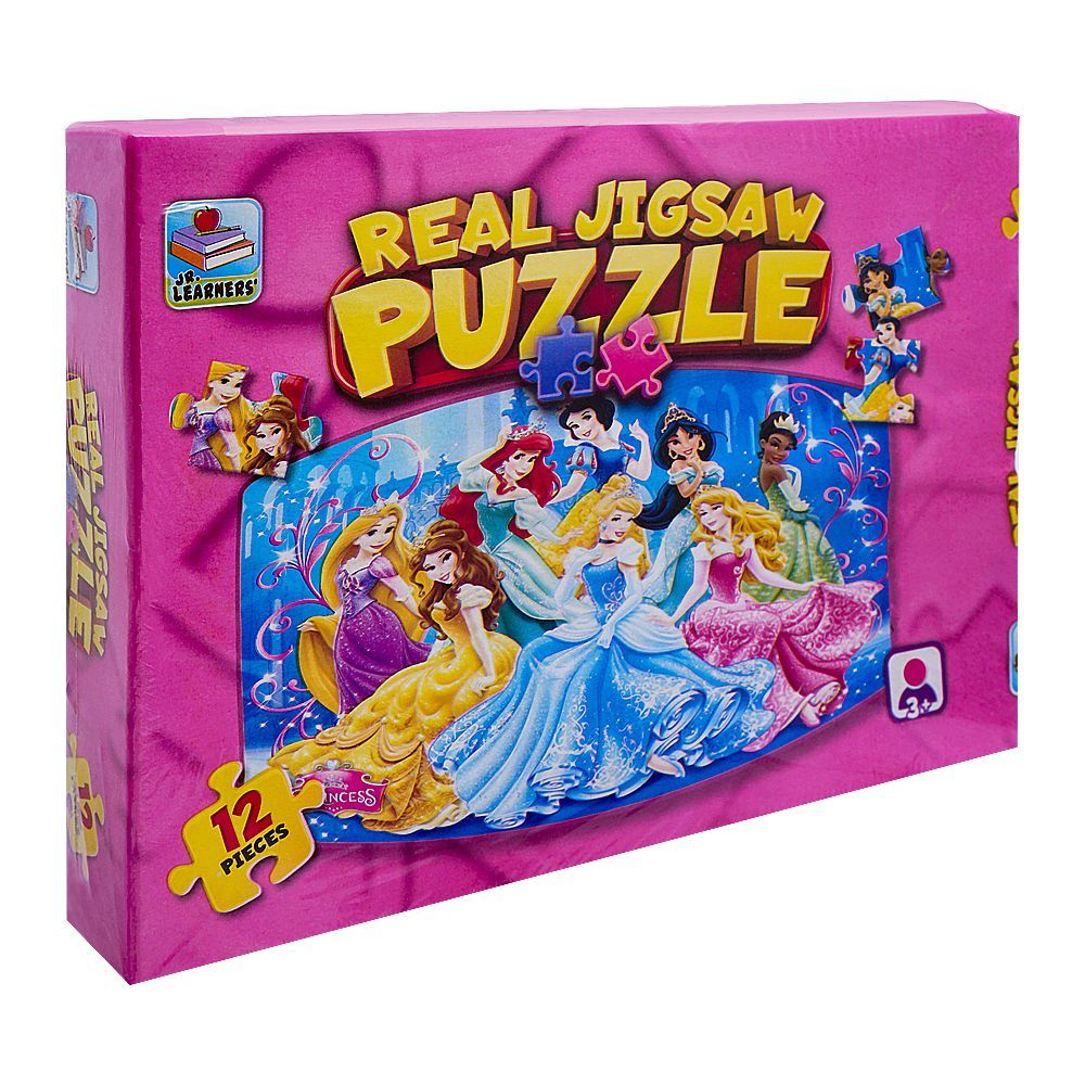 Jr Learners Real Jigsaw Puzzle Princess, For 3+ Years, 416-8910-2338