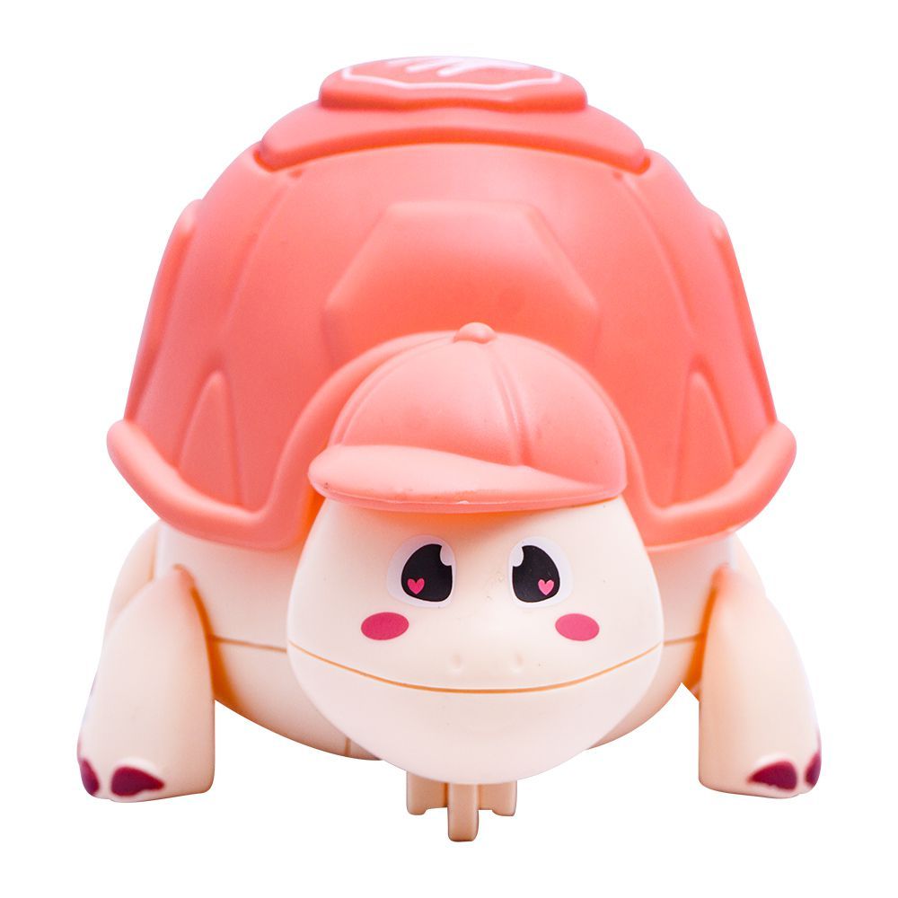 Rabia Toys Cute Little Turtle With Light & Music Pink, HY-721