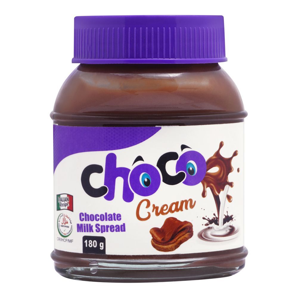 Milkyz Food Choco Cream Chocolate With Milk Spread, 180g