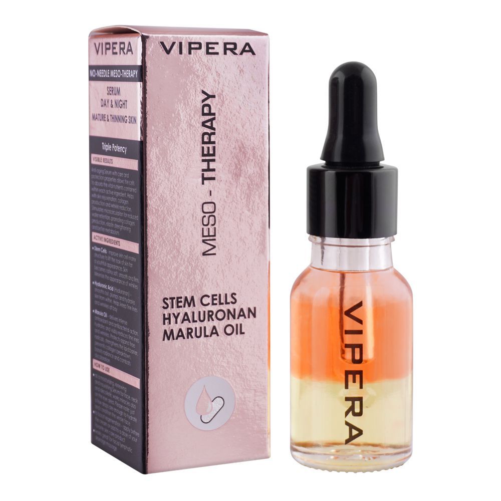Vipera Meso-Therapy Stem Cells Hyaluronan Marula Oil, 15ml