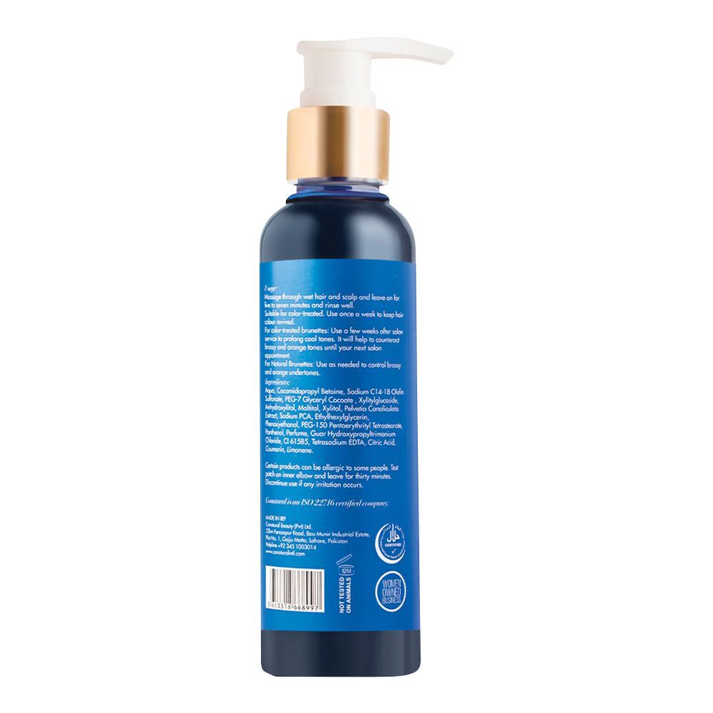 Purchase CoNatural Brilliance Blue Shampoo, For Natural Brown Hair ...