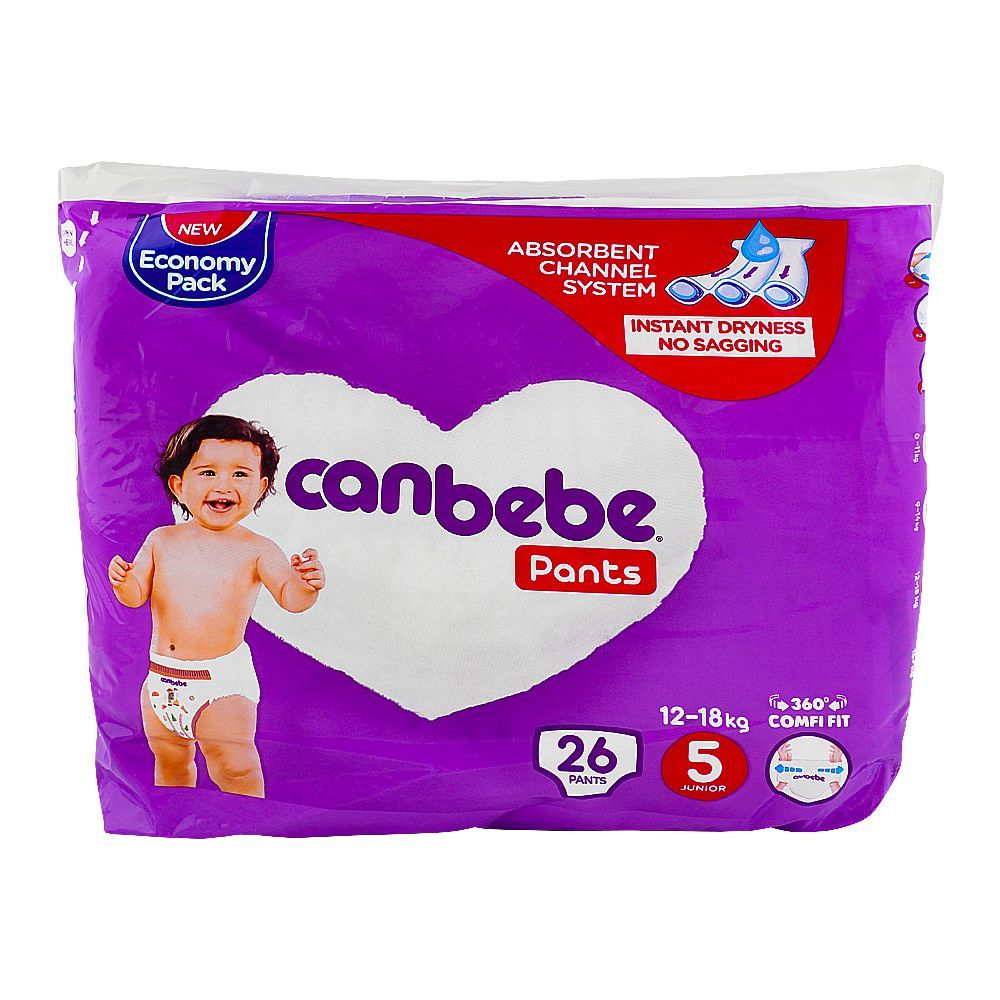 Canbebe Pant Economy Pack No. 5 Junior, 12-18 KG, 26-Pack