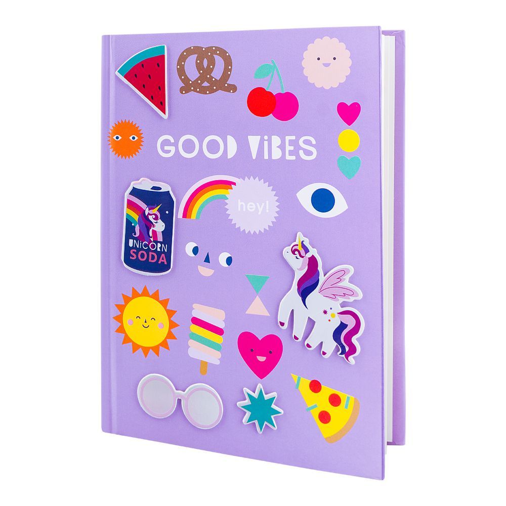 Children's Diary, Good Vibes, Purple, FD-01