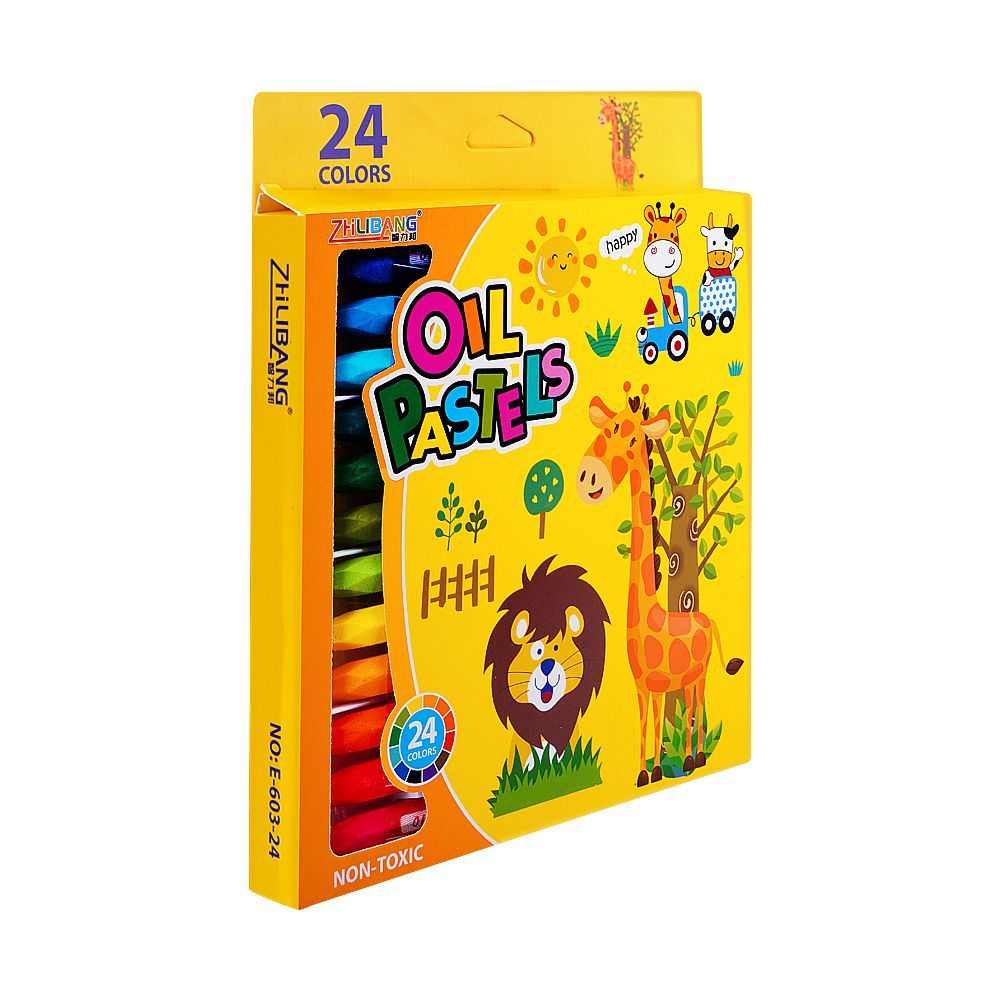 SJ Oil Pastels, Yellow, Non-Toxic, E601-18