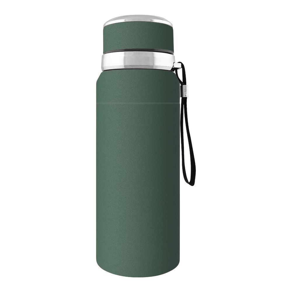 AMSZM Stainless Steel Water Bottle, Dark Green, 800ml, 6070