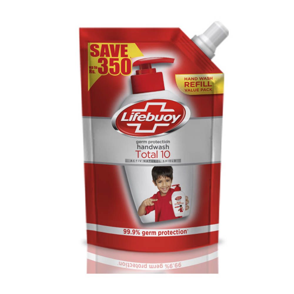 Lifebuoy Total Protect With Vitamin Hand Wash  900ml Pouch Refill  Save Up To Rs.350/-