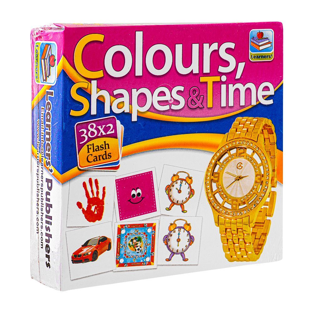 Learners Flash Cards Small Colors & Shapes, 227-2385