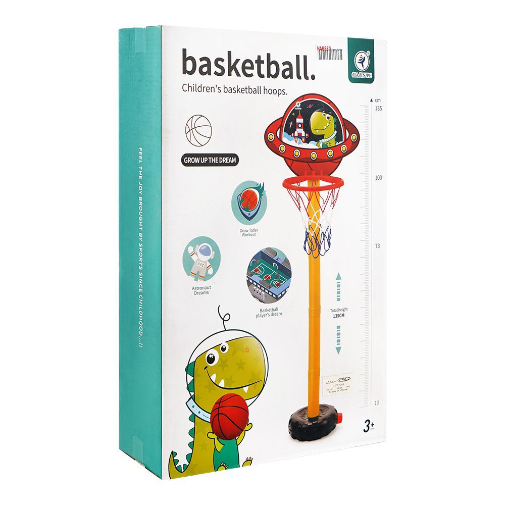 Style Toys Basketball Set With Stand, For 3+ Years, 5077-1046