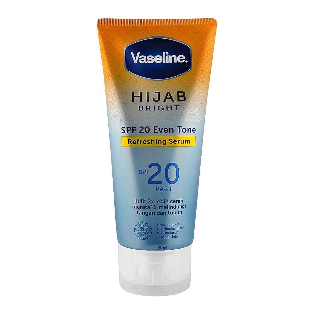 Vaseline Hijab Bright SPF 20 Even Tone Refreshing Serum, 180ml