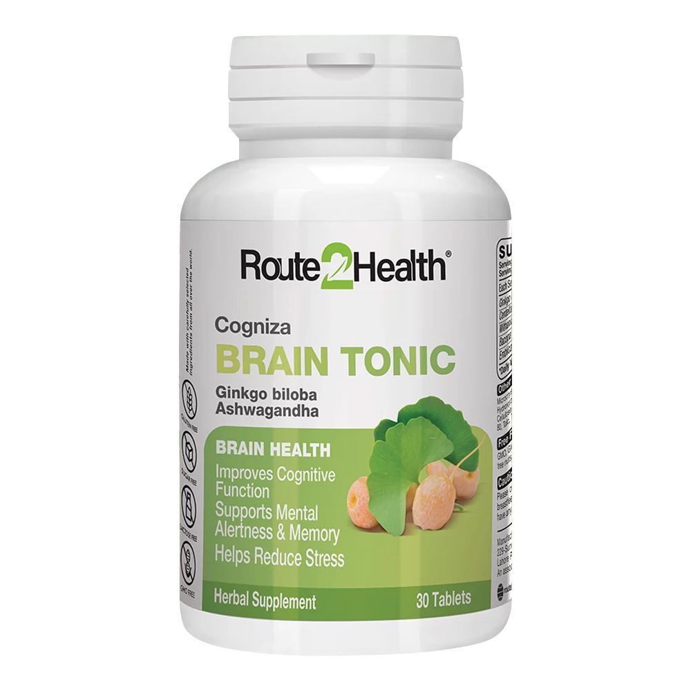 Route 2 Health Cogniza Brain Tonic Tablet, 30-Pack