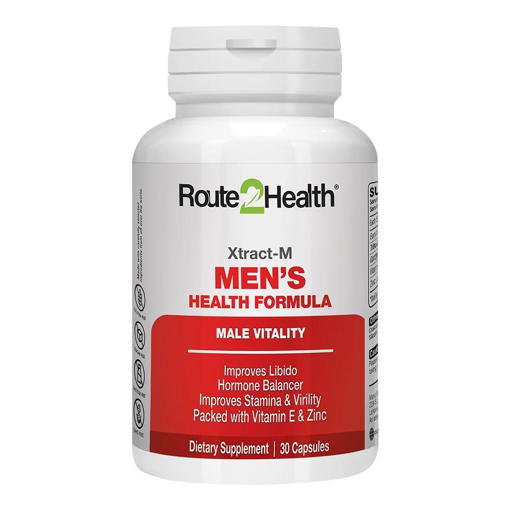 Route 2 Health Xtract-M Men's Capsule, 30-Pack