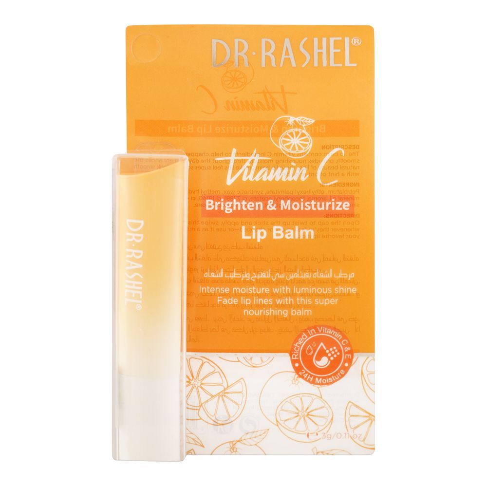 Dr. Rashel Vitamin C Brighten & Moisturize Lip Balm, 3g