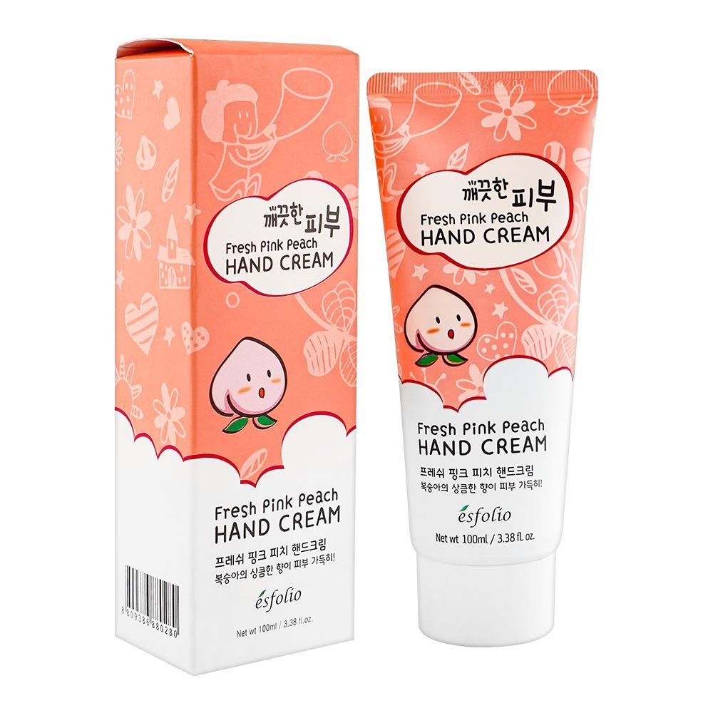 Esfolio Fresh Pink Peach Hand Cream, 100ml