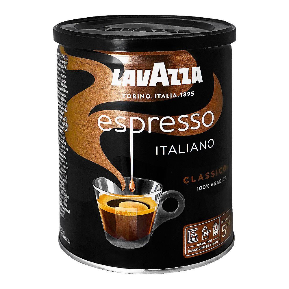 Lavazza Italiano Espresso Classico Coffee Tin, 250g