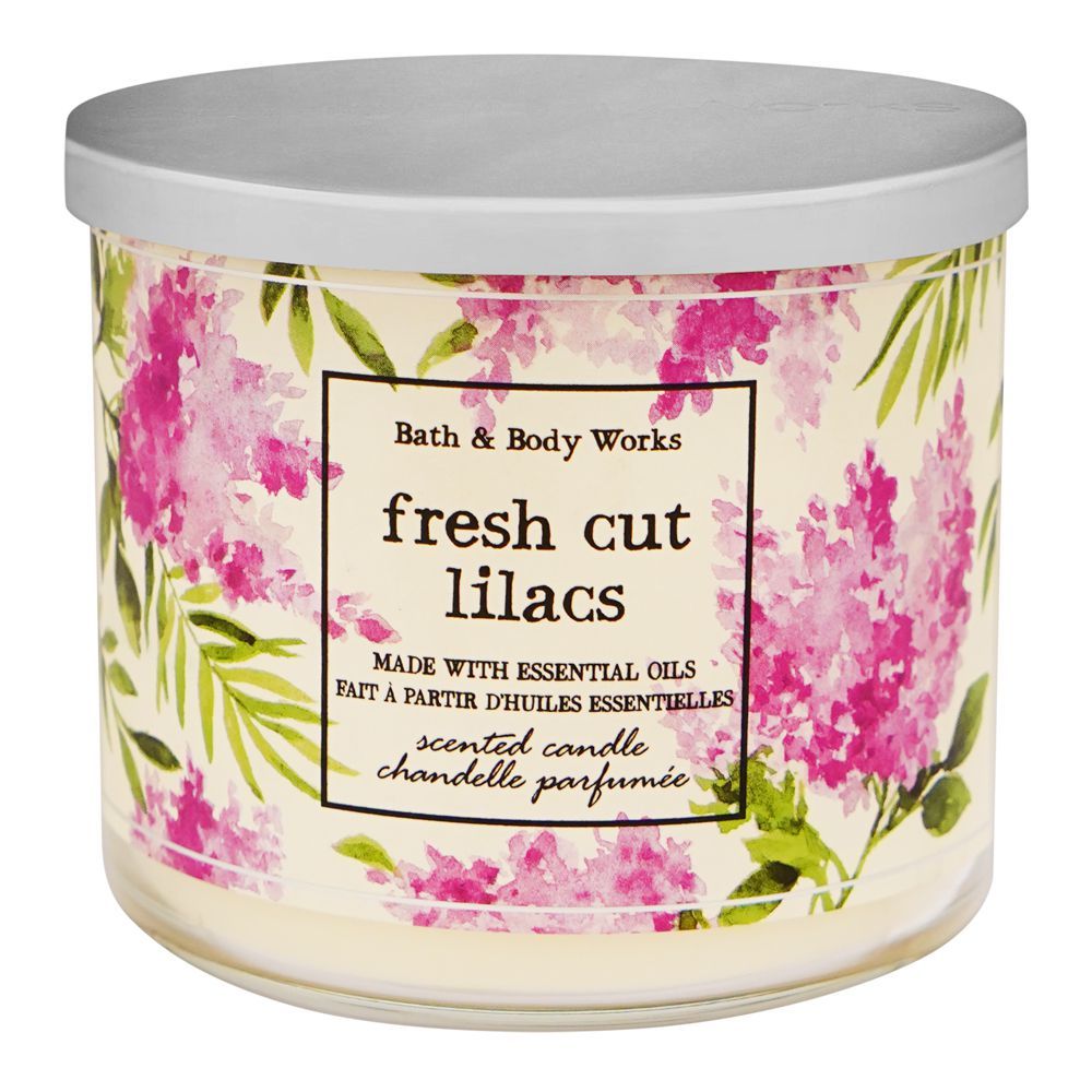 Bath & Body Works Fresh Cut Lilacs Scented Candle, 411g