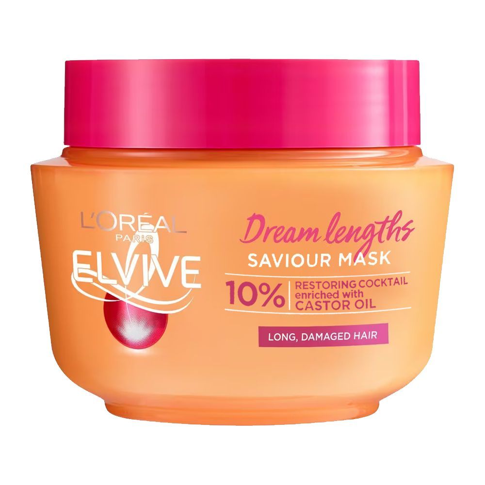 L'Oreal Paris Elvital Dream Length Savior Hair Mask, For Long & Damaged Hair, 300ml