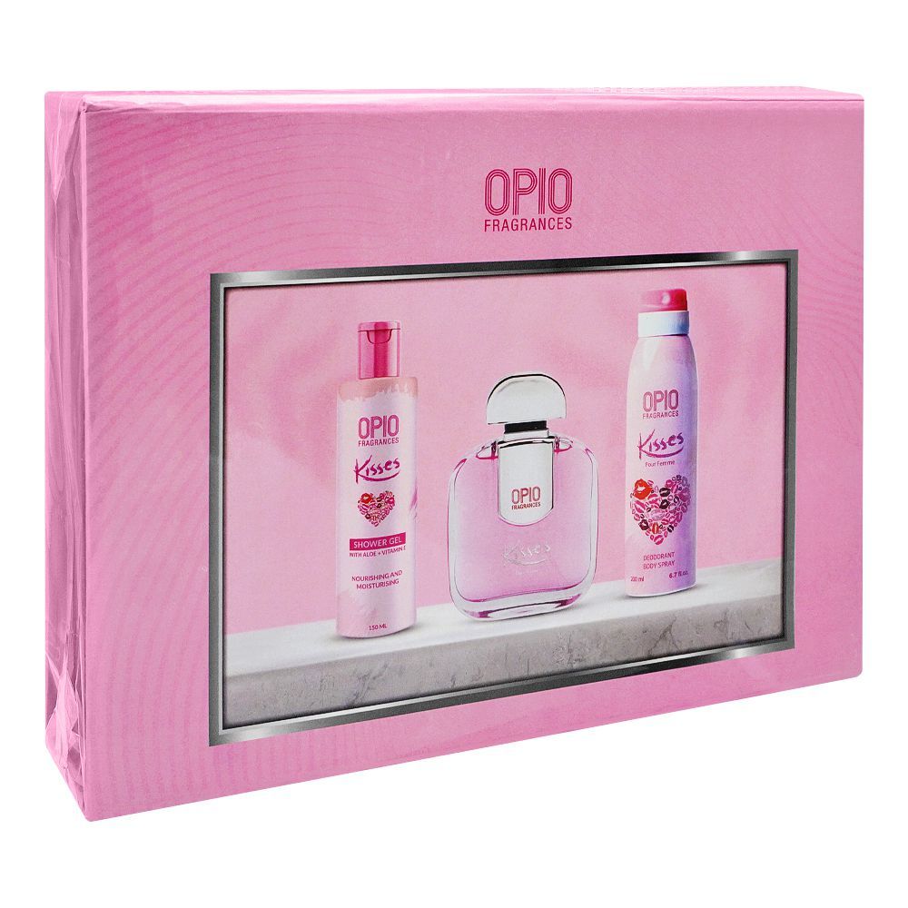 Opio Kisses Set, For Women, Eau De Parfum 100ml + Shower Gel + Deodorant
