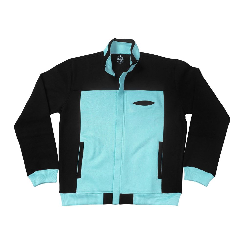 The Nest Winter Generic Plum Jacket, Black & Turquoise, 12786