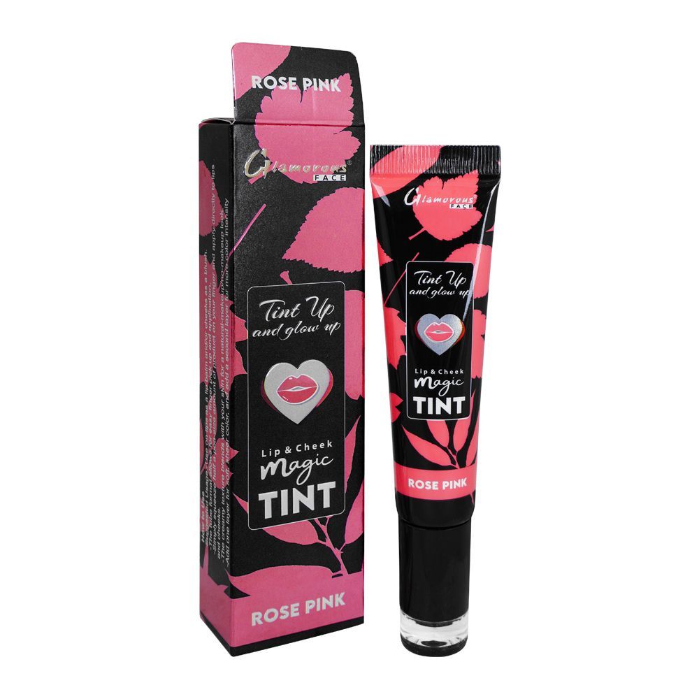 Glamorous Face Tint Up And Glow Up Rose Pin Lip & Cheek Magic Tint, GF8080, 30ml