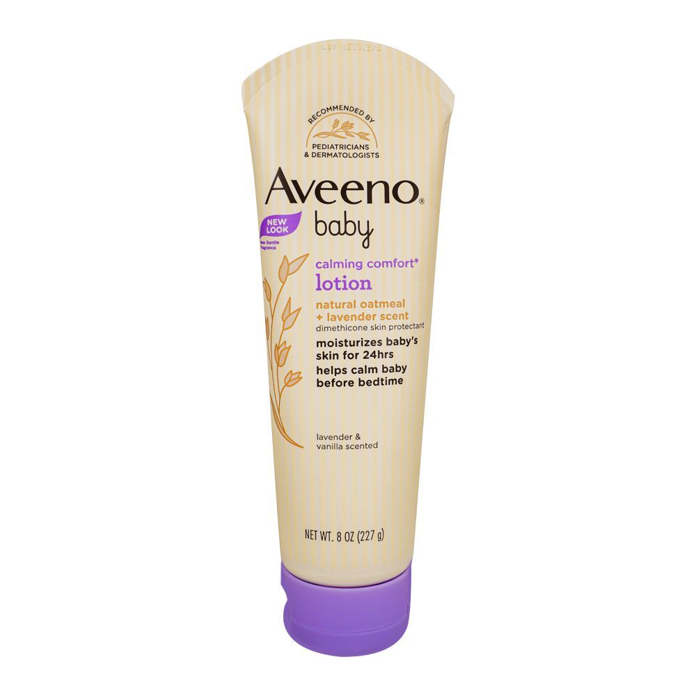 Aveeno Baby Calming Comfort Natural Oatmeal + Lavender Scent Lotion, 227g