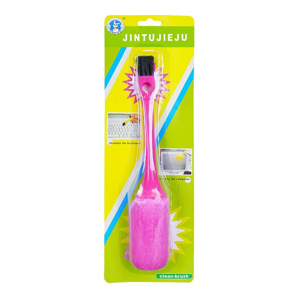 Computer Clean Brush Double Sided, Pink