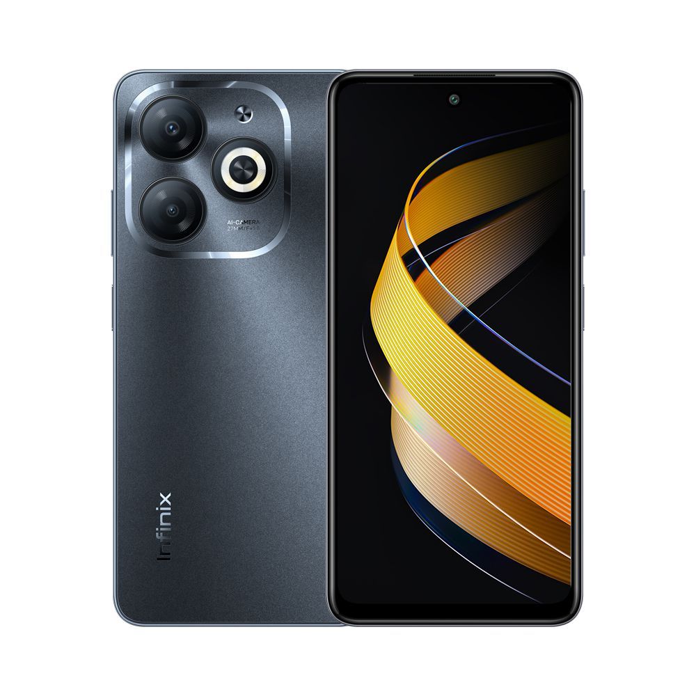 Infinix Smart 8 Plus 4GB RAM + 64GB Smartphone, Timber Black