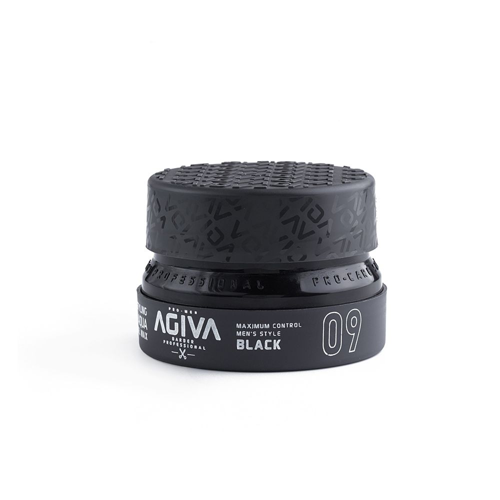 Agiva Professional Maximum Control, 09 Hair Styling Aqua Wax, Black, 155ml