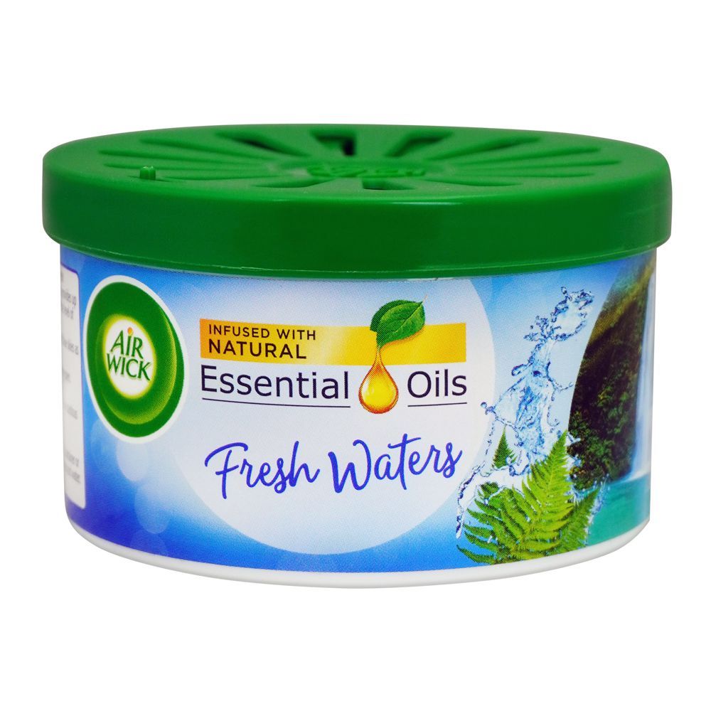 Airwick Essential Oils Fresh Water Freshener Gel Tin, 70g