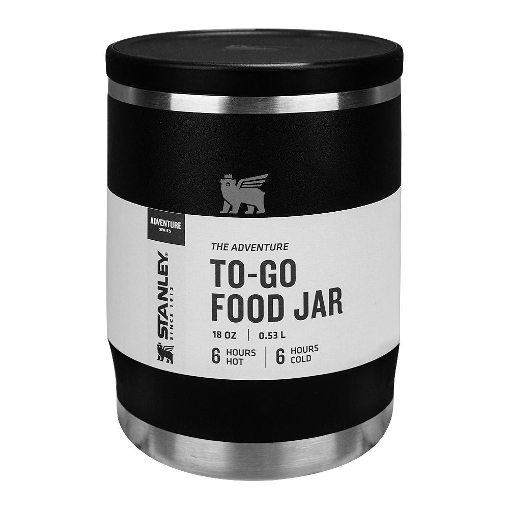 Stanley Adventure Series The Adventure To Go Food Jar, 0.53 Liter, Black, 10-10836-009