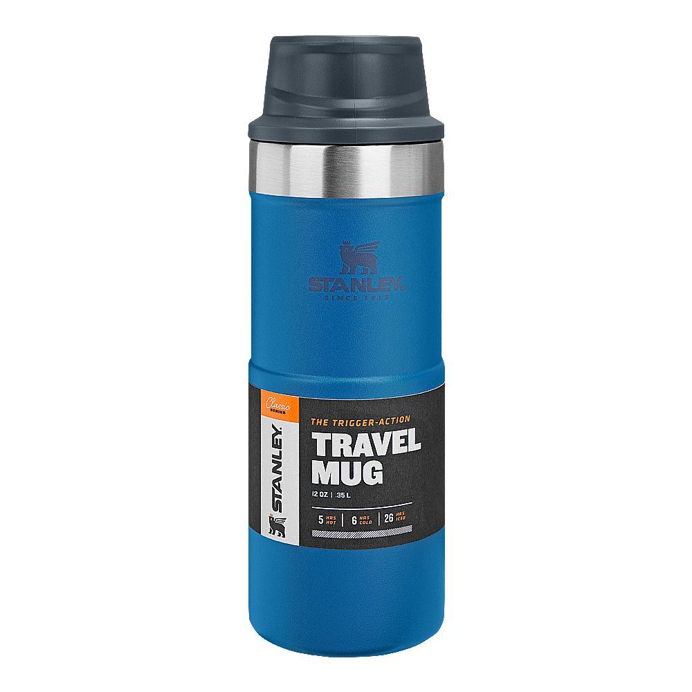 Stanley Classic Series The Trigger Action Travel Mug, 0.35 Liter, Lagoon, 10-09848-054