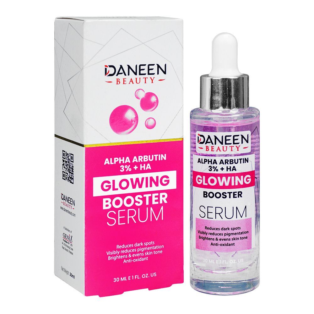 Daneen Beauty Alpha Arbutin 3%+HA Glowing Booster Serum, 30ml
