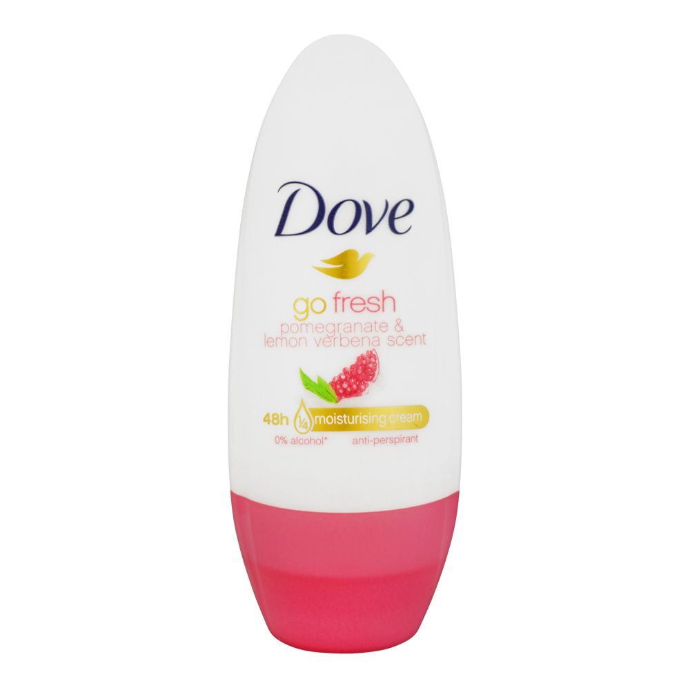 Dove Go Fresh Pomegranate & Lemon 48H Anti-Perspirant Deodorant Roll On, For Women, 40ml