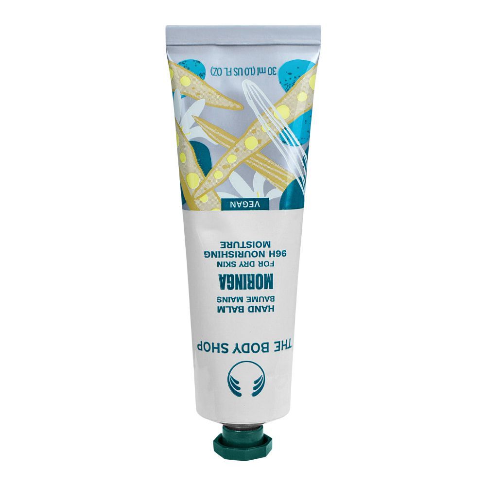 The Body Shop Moringa Vegan Dry Skin Hand Balm, For Dry Skin, 30ml