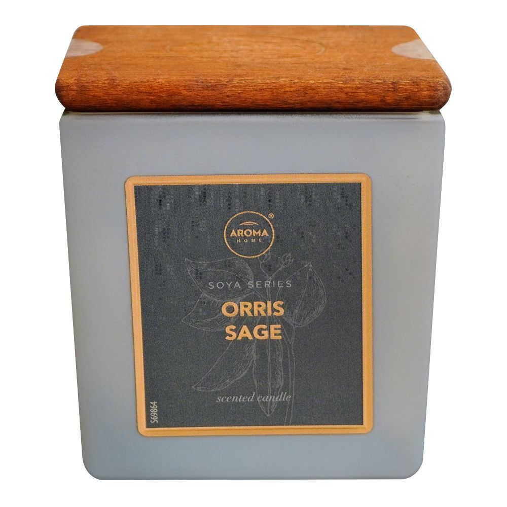 Aroma Home Soya Series Orris Sage Scented Candle, 155g