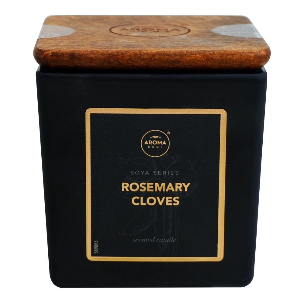Aroma Home Soya Series Rosemary Cloves Scented Candle, 155g