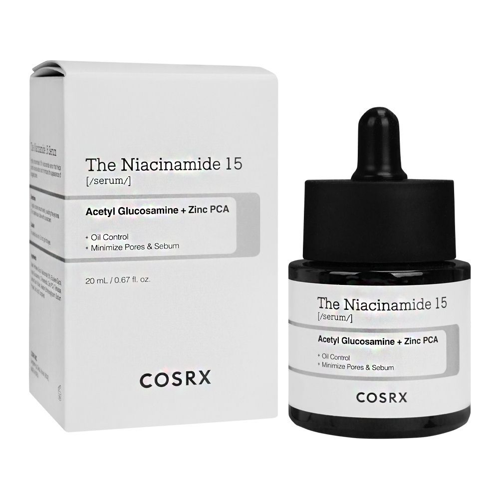 COSRX The Niacinamide 15 Acetyl Glucosamine + Zinc PCA Serum, 20ml