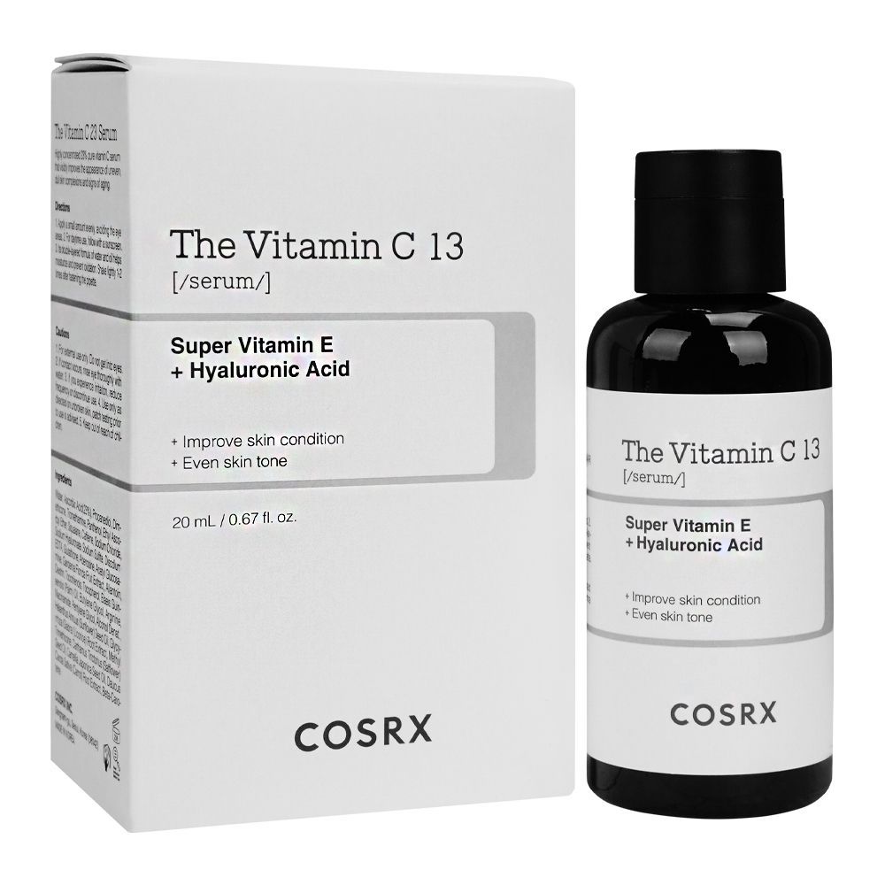 COSRX The Vitamin C 13 Super Vitamin E + Hyaluronic Acid Serum, 20ml