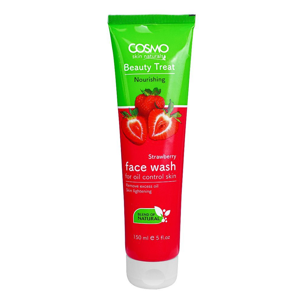 Cosmo Beauty Treat Nourishing Strawberry Oil Control Skin Face Wash, 150ml