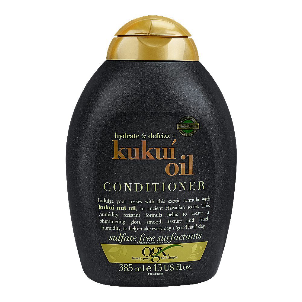 OGX Hydrate & Defrizz plus Kukui Oil Conditioner 385ml