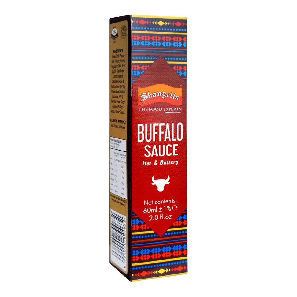 Shangrila Buffalo Sauce Hot & Buttery, 60ml