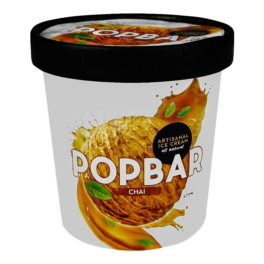 Wholesome Foods Popbar Chai Cream, 475ml