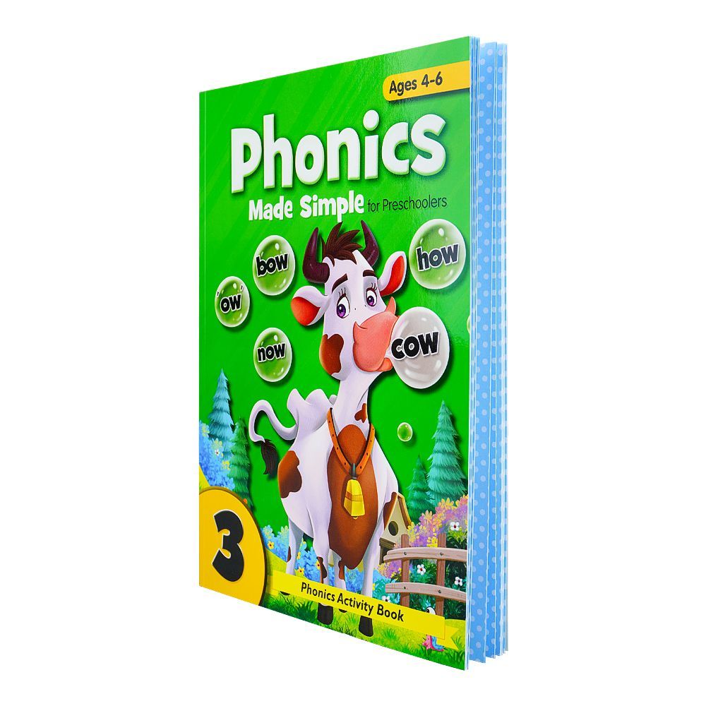 Paramount Phonics Made Simple, Book For Preschoolers, Book 3