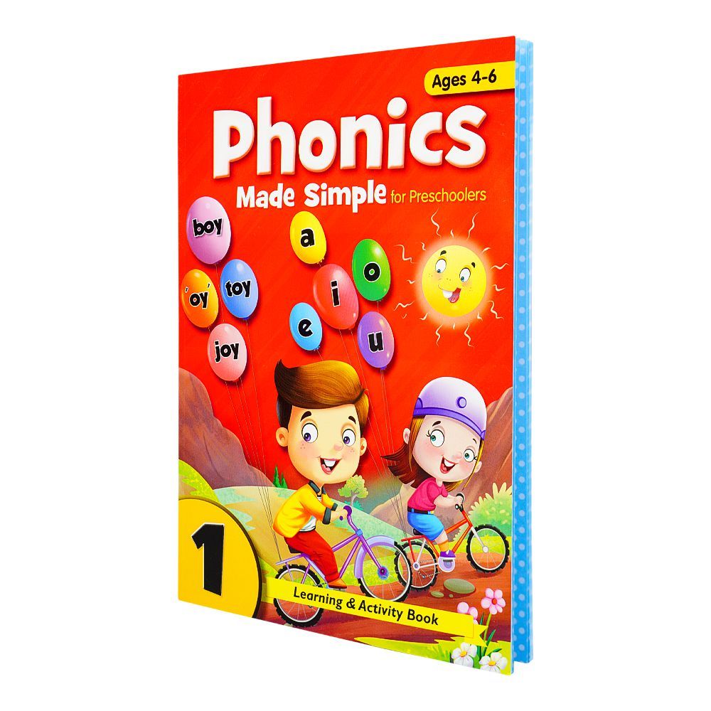 Paramount Phonics Made Simple, Book For Preschoolers, Book 1