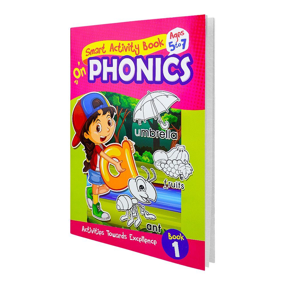 Paramount Smart Activity Book On Phonics, For 5 To 7 Year Kids, Book 1