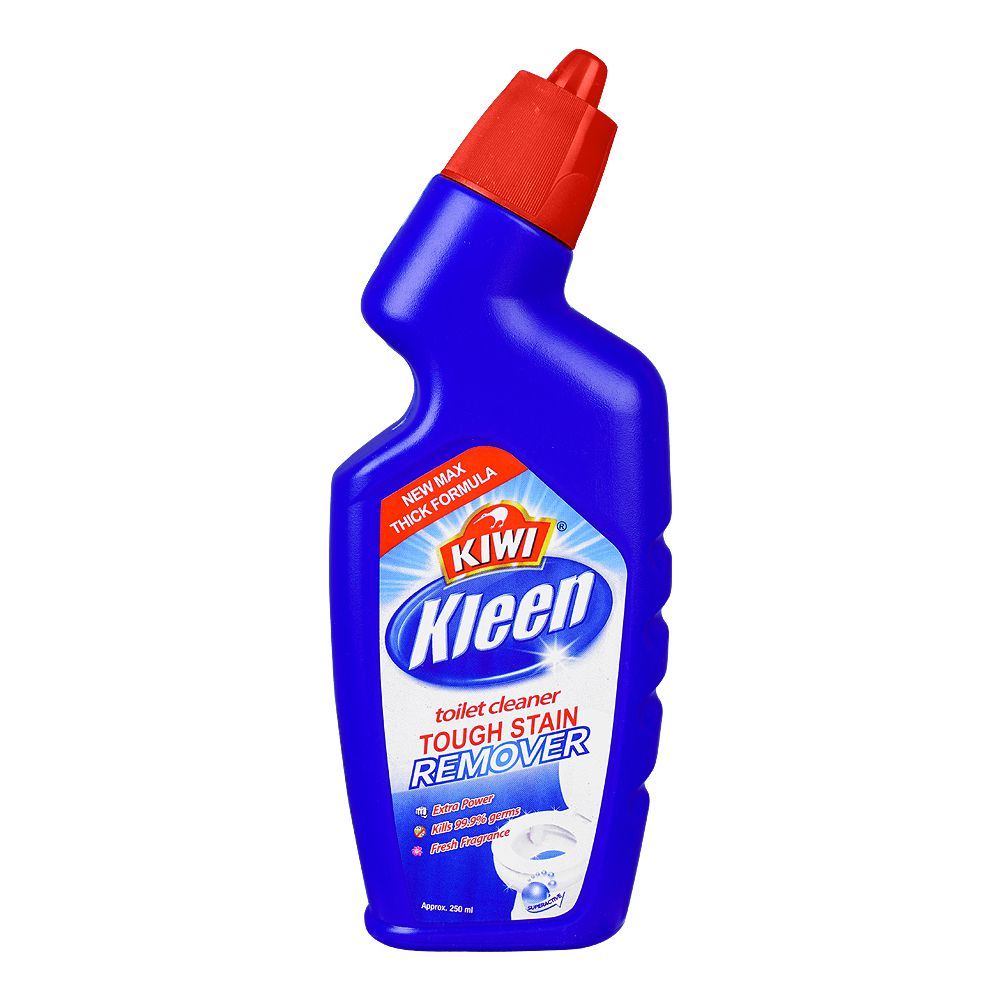 Kiwi Kleen Toilet & Bathroom Cleaner, Tough Stain Remover, 250ml